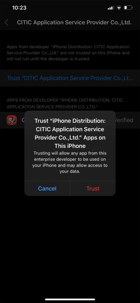 Download & Install Greatwall99/GW88/GW99(IOS / APK / PC) 2026 23 greatwall99 ios trust screen