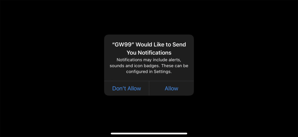 Download & Install Greatwall99/GW88/GW99(IOS / APK / PC) 2026 25 great wall 99 ios permission screen